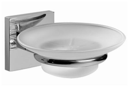 Graff G-9101-PC 9100 Polished Chrome Soap Dish and Holder - Modern Bathroom Organizer for Showers & Sinks