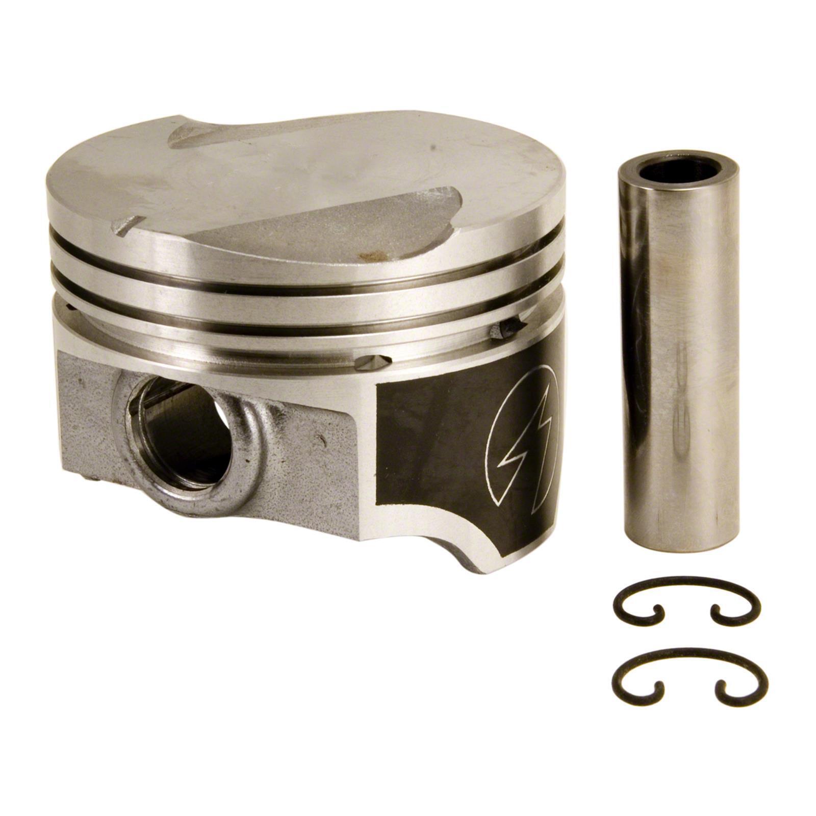 SPEED PRO Hypereutectic Coated Flat Top Pistons with MOLY Rings Kit - Compatible with Ford 351C 030 - High Performance Engine Upgrade for Racing & Restoration Projects