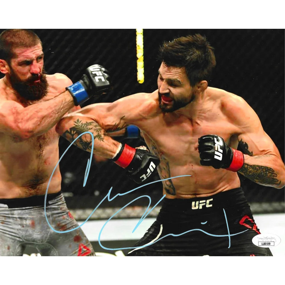 Carlos Condit Autographed 8x10 Photo with JSA COA - UFC Signed 
