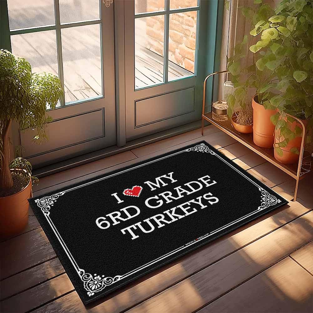 Teen Boys Room Decor - 40x60cm Music Themed Doormat for Bedroom & Dorm