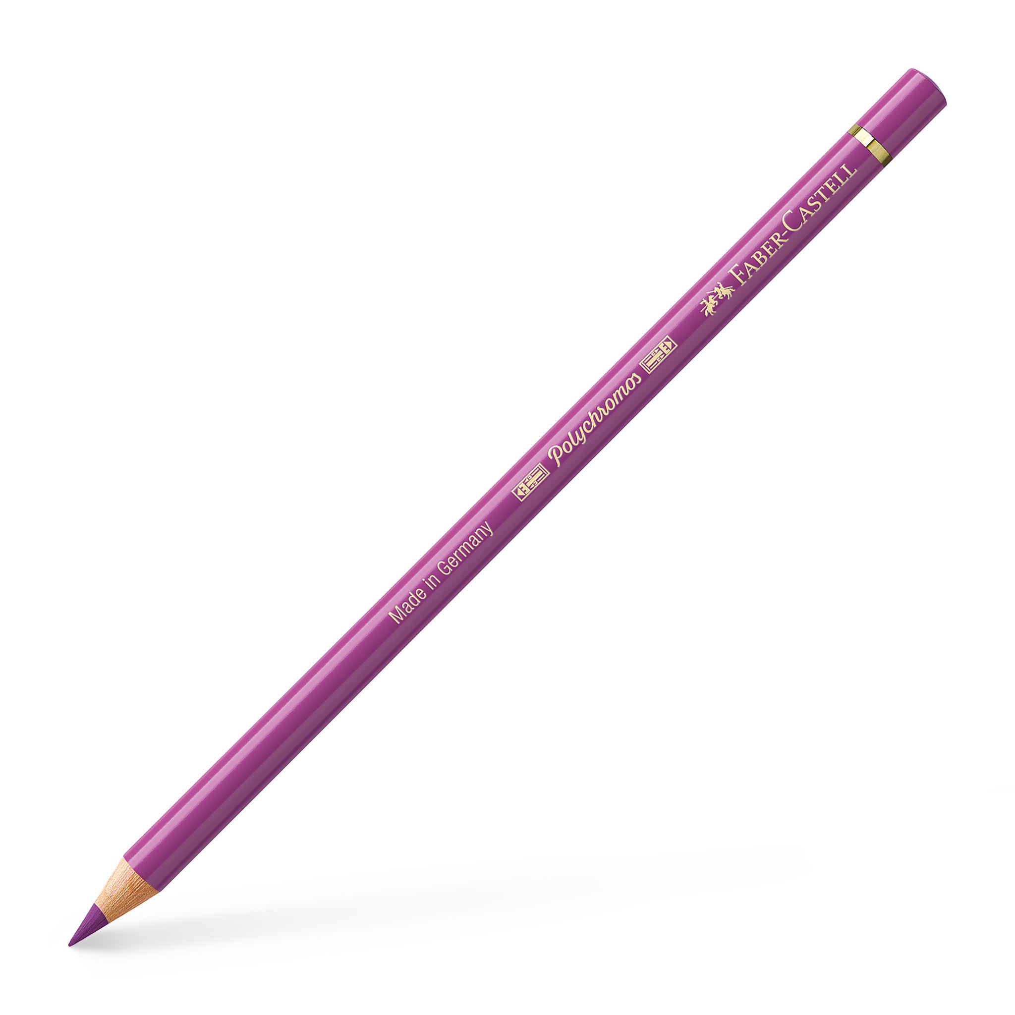 Faber-Castell Polychromos Artists' Color Pencil #135 Light Red Violet - Premium Oil-Based Colored Pencils for Professional Drawing, Sketching & Adult Coloring Books - 110135