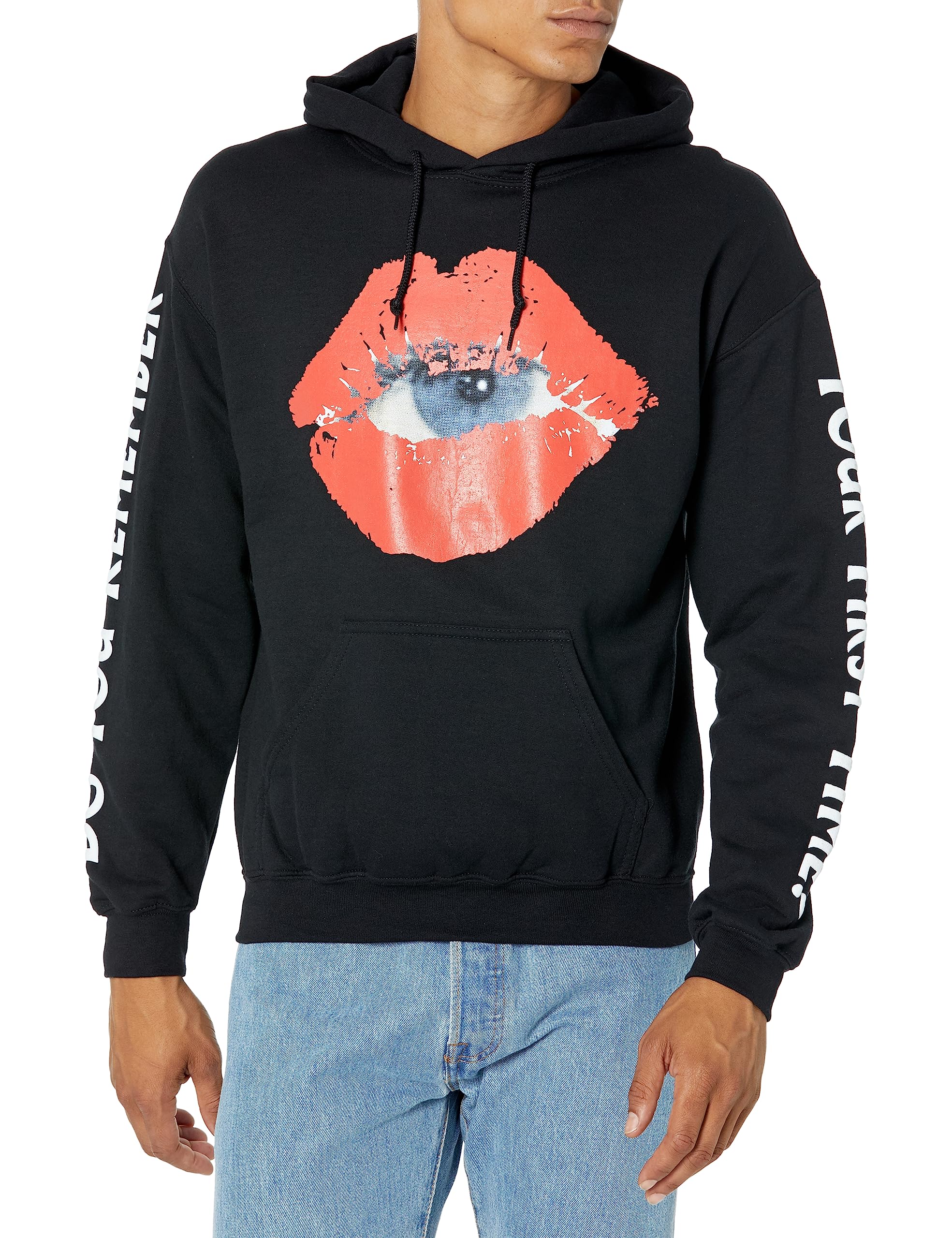 The Kid Laroi Unisex Black Lips Hoodie for Men & Women - Stylish Streetwear for Concerts, Casual Outfits & Everyday Wear