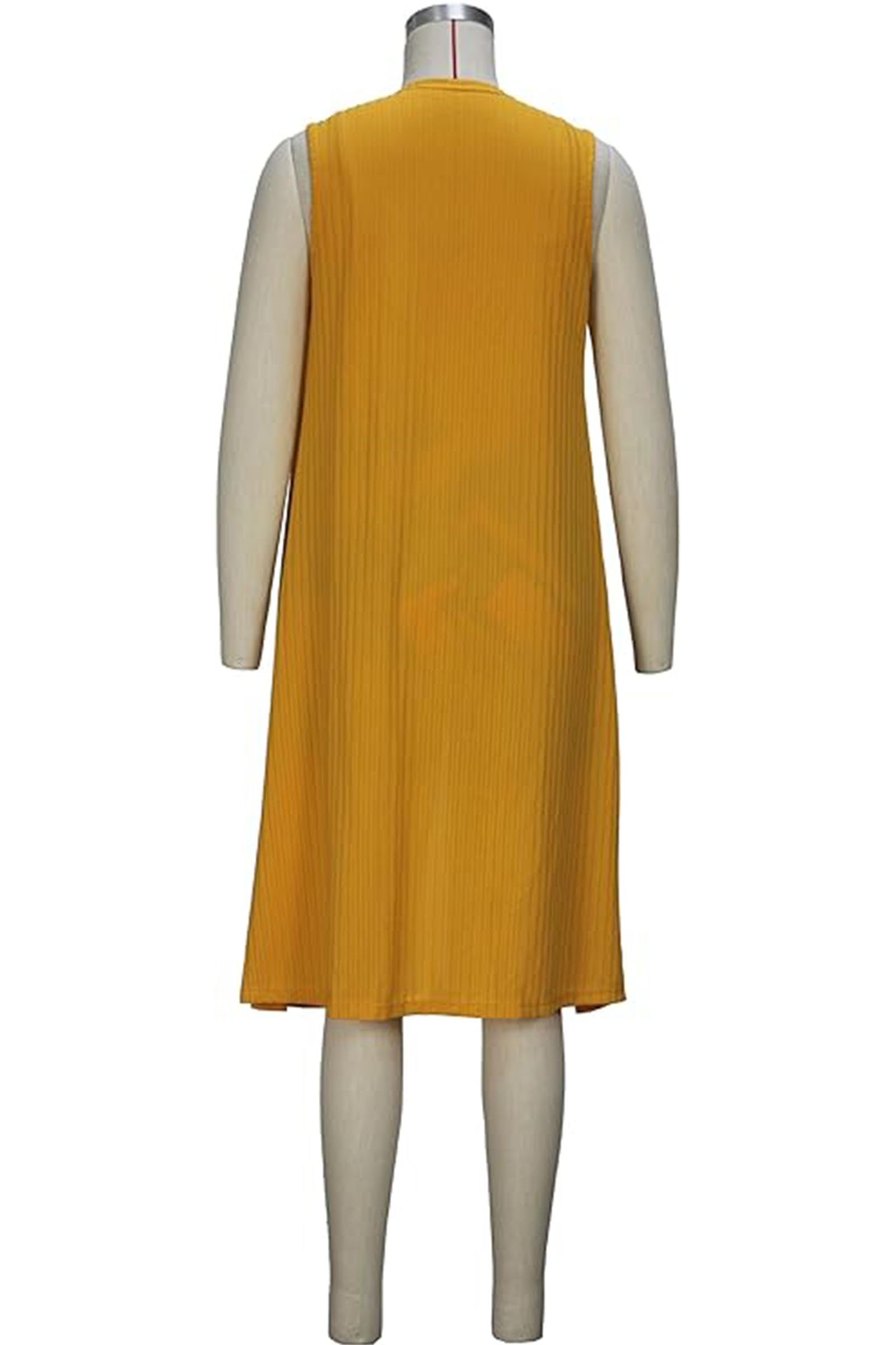 Women's 3-Piece Lounge Set - Ribbed Long Cardigan, Crop Tank & Shorts | Casual Outfit for Home, Travel & Relaxation