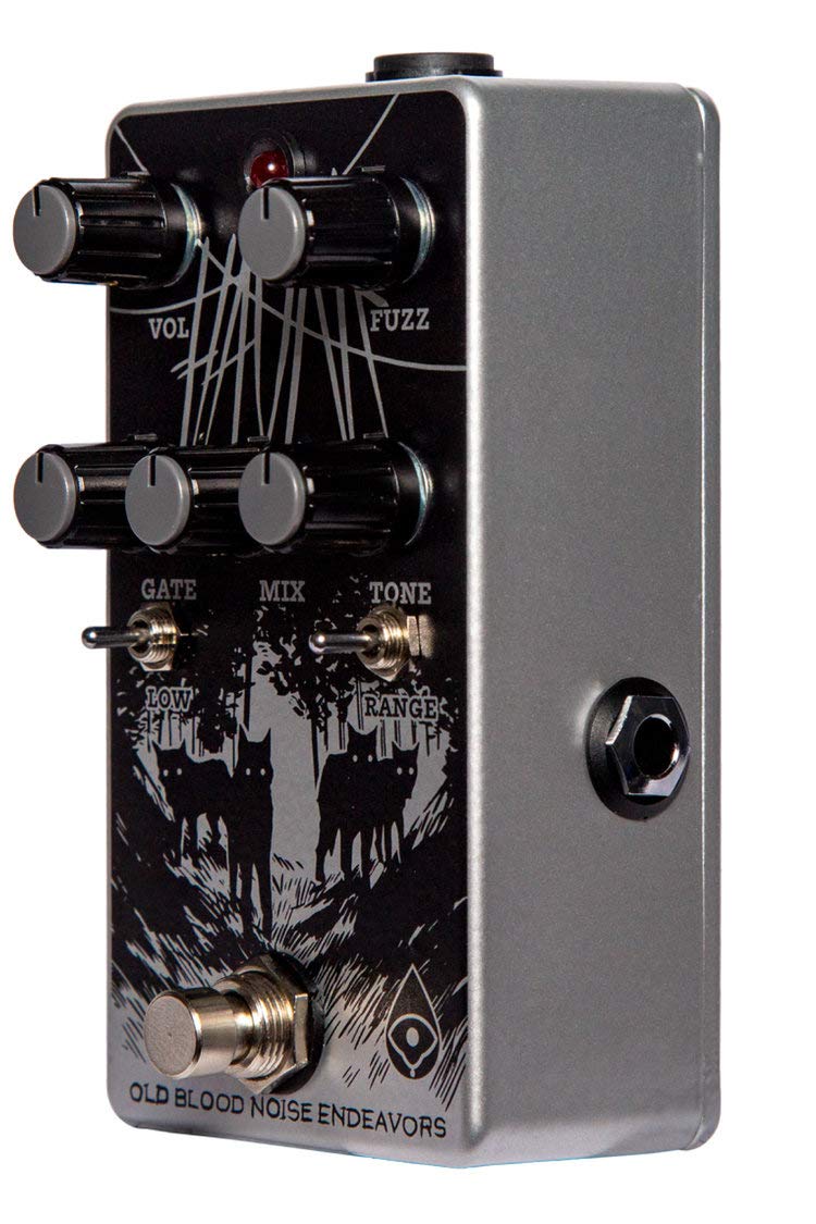 Old Blood Noise Haunt Fuzz Guitar Pedal with Clickless Switching - Includes Cable & Polish Cloth - Perfect for Shoegaze, Doom Metal & Experimental Music