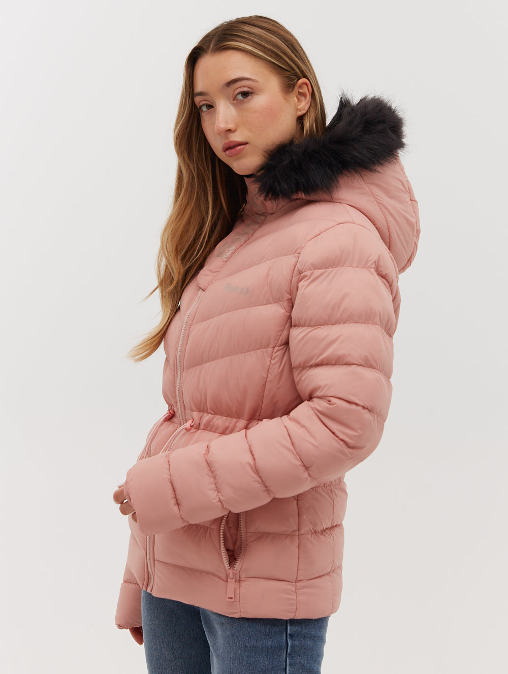 Inken Hooded Puffer Jacket for Women - Lightweight Winter Coat with Waterproof Shell, Warm Down Alternative Filling - Perfect for Outdoor Activities, Skiing & Cold Weather Fashion