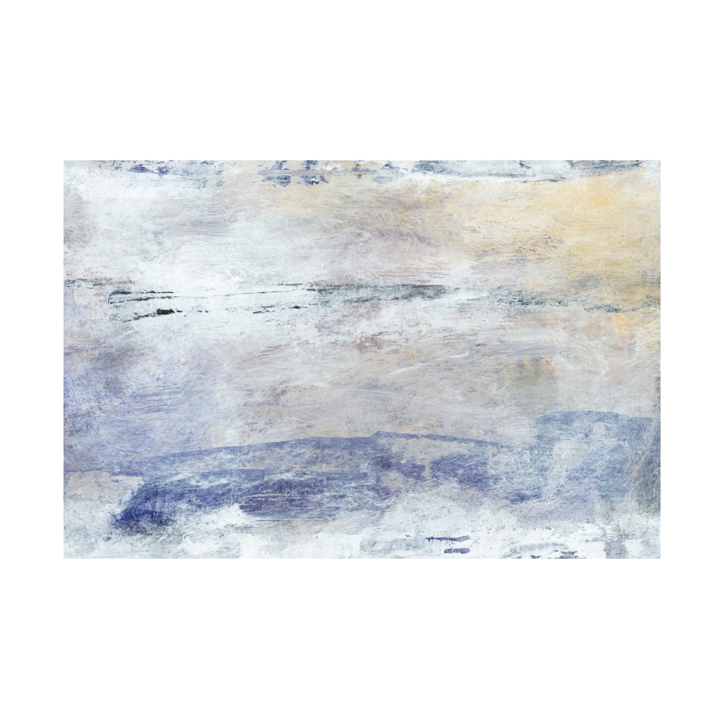 Sharon Gordon 'Hushed VI' Canvas Wall Art Print - Modern Abstract Painting for Living Room, Bedroom & Office Decor