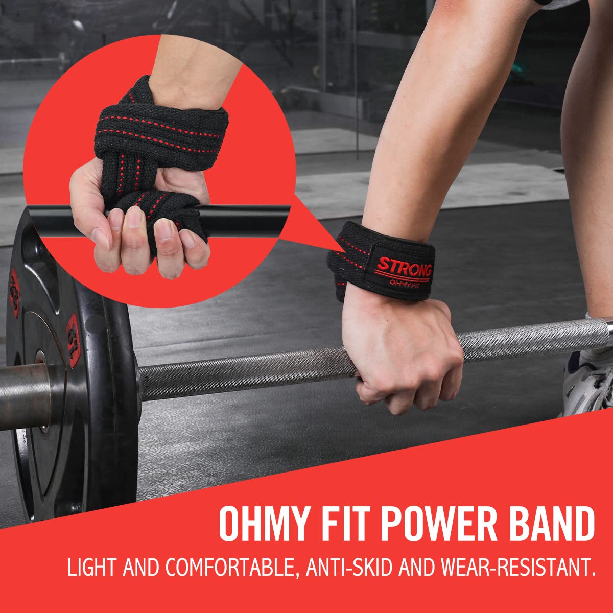 Premium Padded Cotton Power Lifting Straps & Smart Gym Towel with Zippered Pocket - Workout Essentials Bundle for Weightlifting, CrossFit & Strength Training