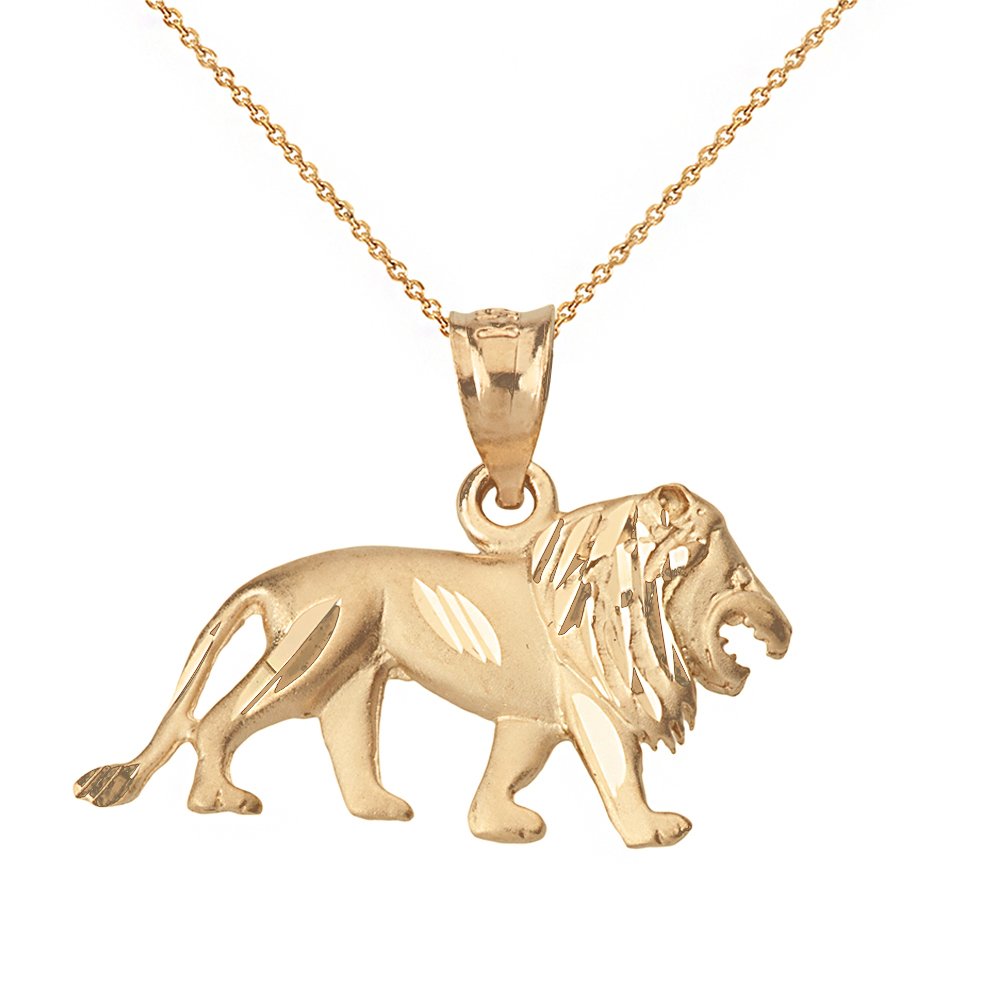 Full Body Lion Leo Zodiac Sign Pendant Necklace - Sterling Silver Zodiac Jewelry for Women - Perfect for Birthday Gifts, Astrology Lovers & Everyday Wear
