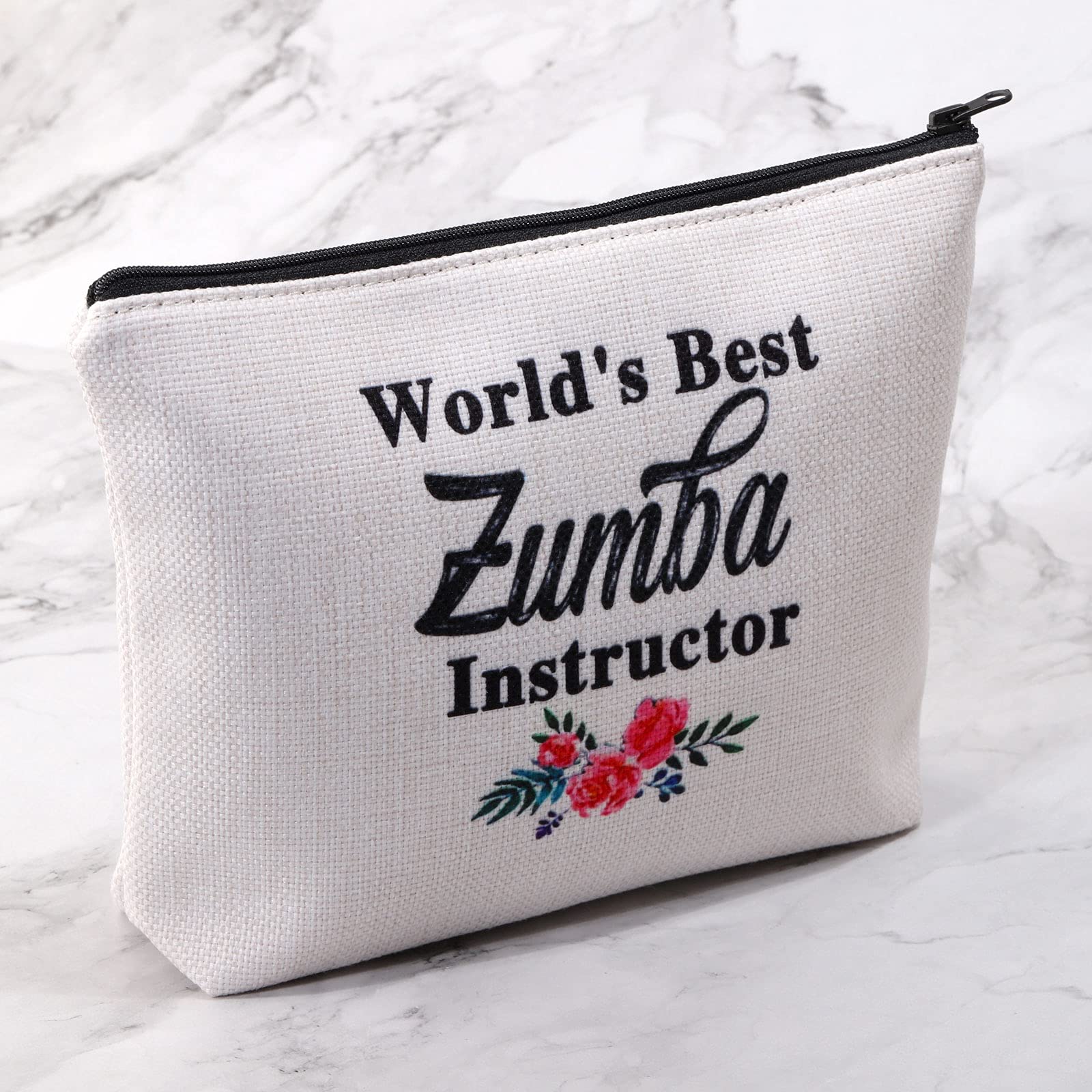 Zumba Instructor Makeup Bag - Perfect Teacher Gift for Dance Classes
