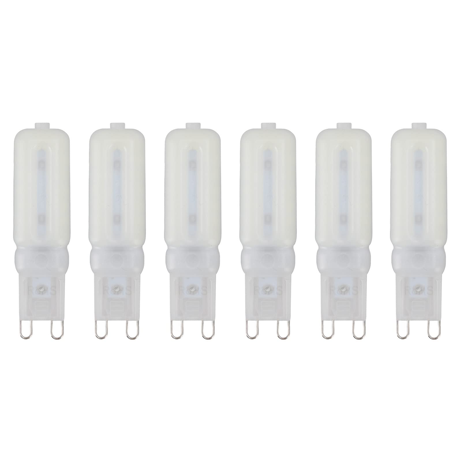 Haofy G9 LED Bulb 7W Dimmable - 32 LEDs Eye Protection Light for Chandeliers, Ceiling & Table Lamps - Pack of 6 - Perfect for Bedroom, Living Room, and Office Lighting