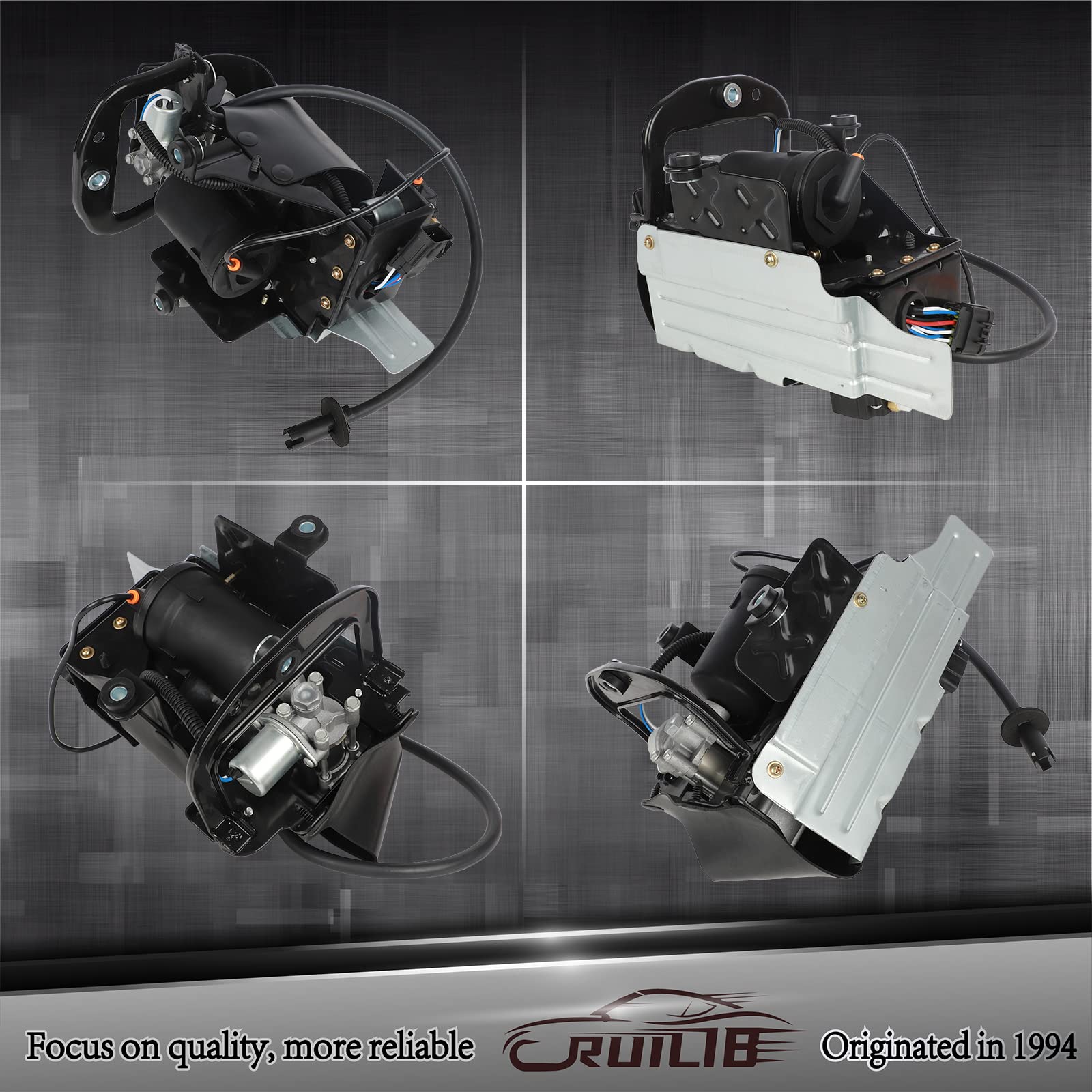 Cadillac XTS 3.6L V6 2015-2020 Airmatic Air Suspension Compressor Pump Kit Replacement - OEM 84355910 23129283 22936012 22983463 23168660 23446561 23468864 23353754 - Perfect for Smooth Ride & Suspension Repair
