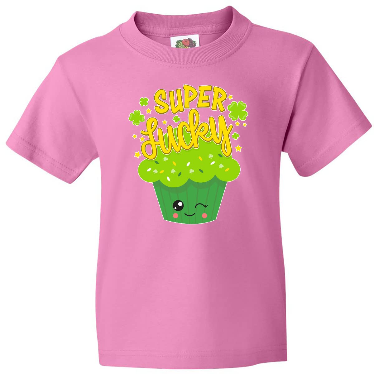 Super Lucky Cupcake St. Patrick's Day Youth T-Shirt | Fun Irish-Themed Kids Apparel for School, Parties & Festivals