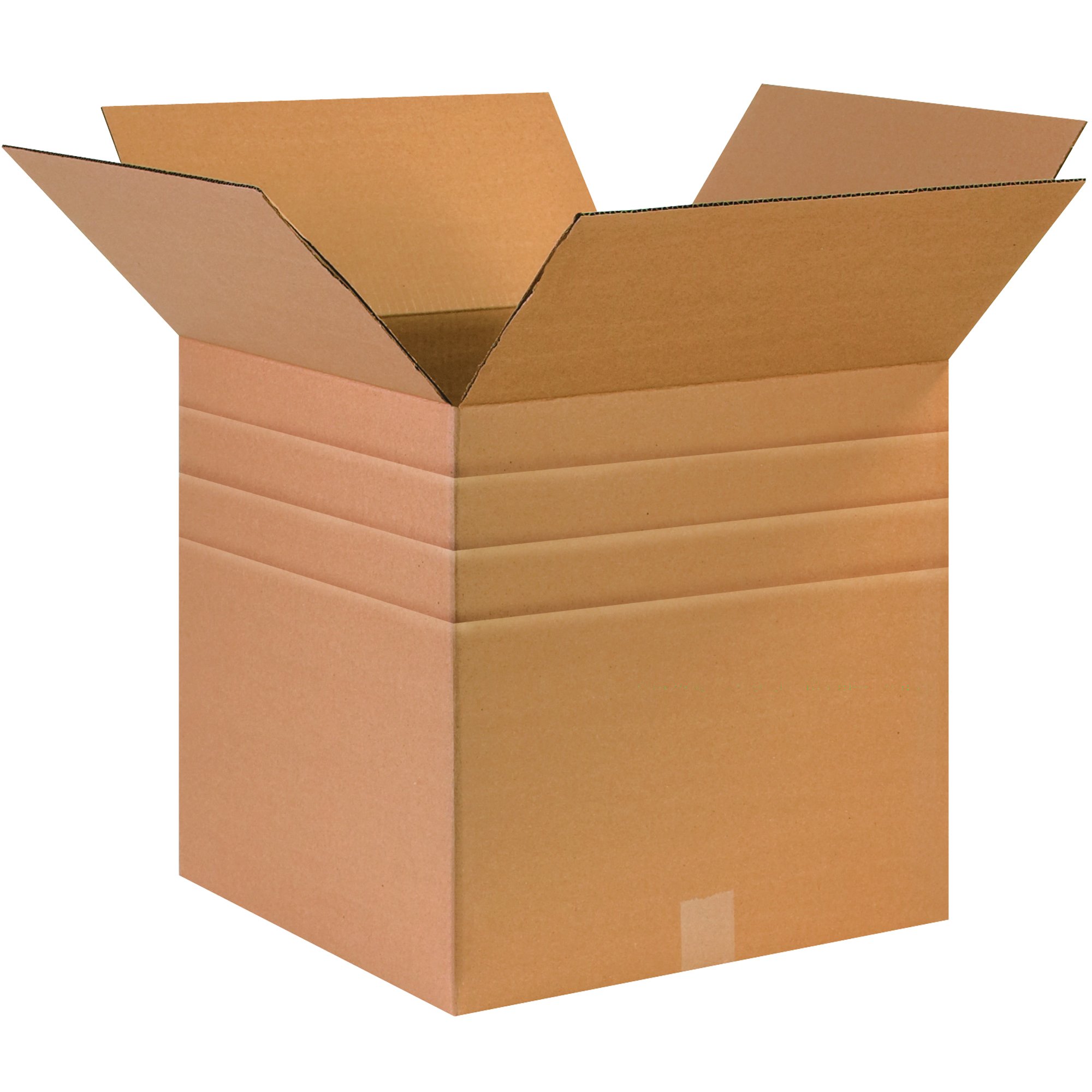 25-Pack Multi-Depth Corrugated Cardboard Boxes 17x17x17 Inches - Heavy Duty Kraft Shipping Boxes for Moving, Packing & Storage | Perfect for Home, Office & Ecommerce Shipping
