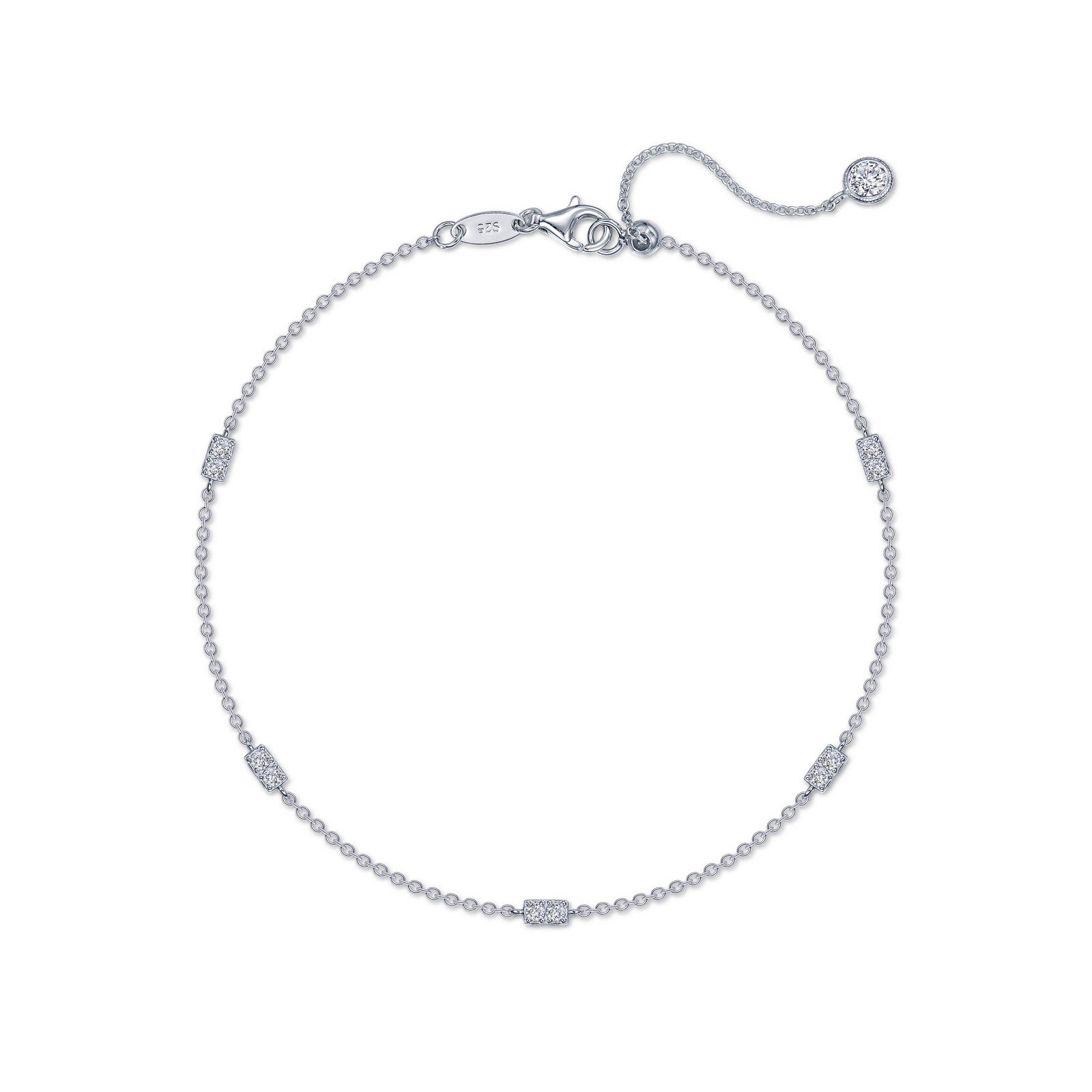 0.55 CTW Diamond Station Bracelet for Women - Elegant Tennis Bracelet for Everyday Wear & Special Occasions