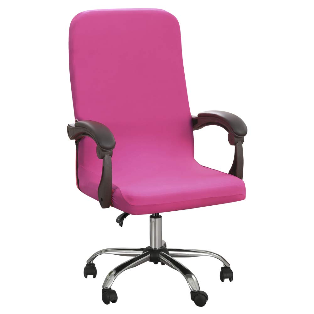 Stretchable Swivel Chair Cover - Slip-Resistant Armchair Protector for Office & Computer Chairs | Durable Furniture Slipcover for Home & Workspace