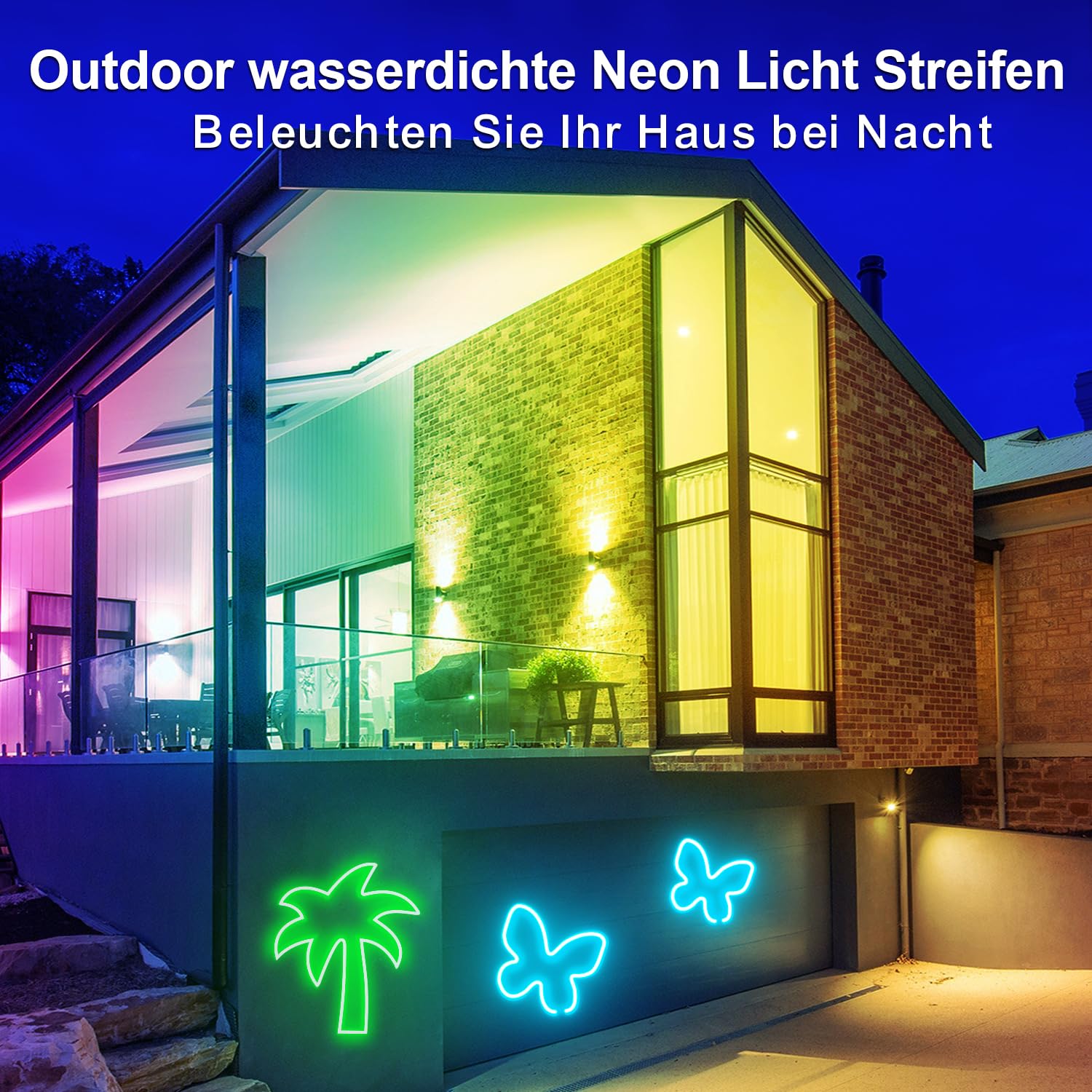 SeGrass 10M RGB LED Neon Light Strip - 24V DC, APP & Remote Control, Flexible Waterproof for Bedroom, Game Room, Outdoor Decor | Perfect for Party Lighting, Home Theater Ambiance, and Bar Signage