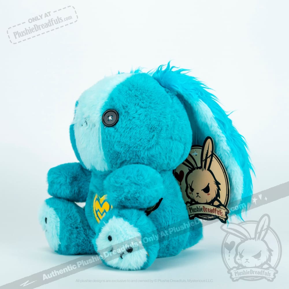 Plushie Dreadfuls PCOS Awareness Rabbit - Soft Stuffed Animal Toy for Women & Girls | Comfort Gift for PCOS Support, Anxiety Relief & Cuddling