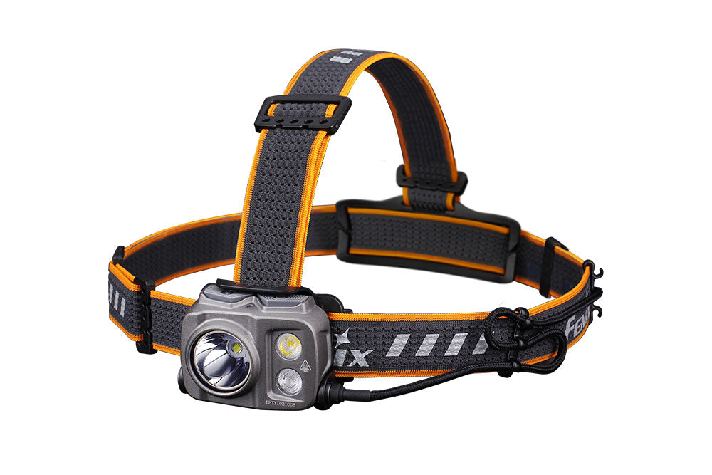 Fenix HP25R V2.0 Rechargeable Headlamp - 1600 Lumens LED Headlight with Adjustable Beam for Camping, Hiking, Running & Outdoor Adventures