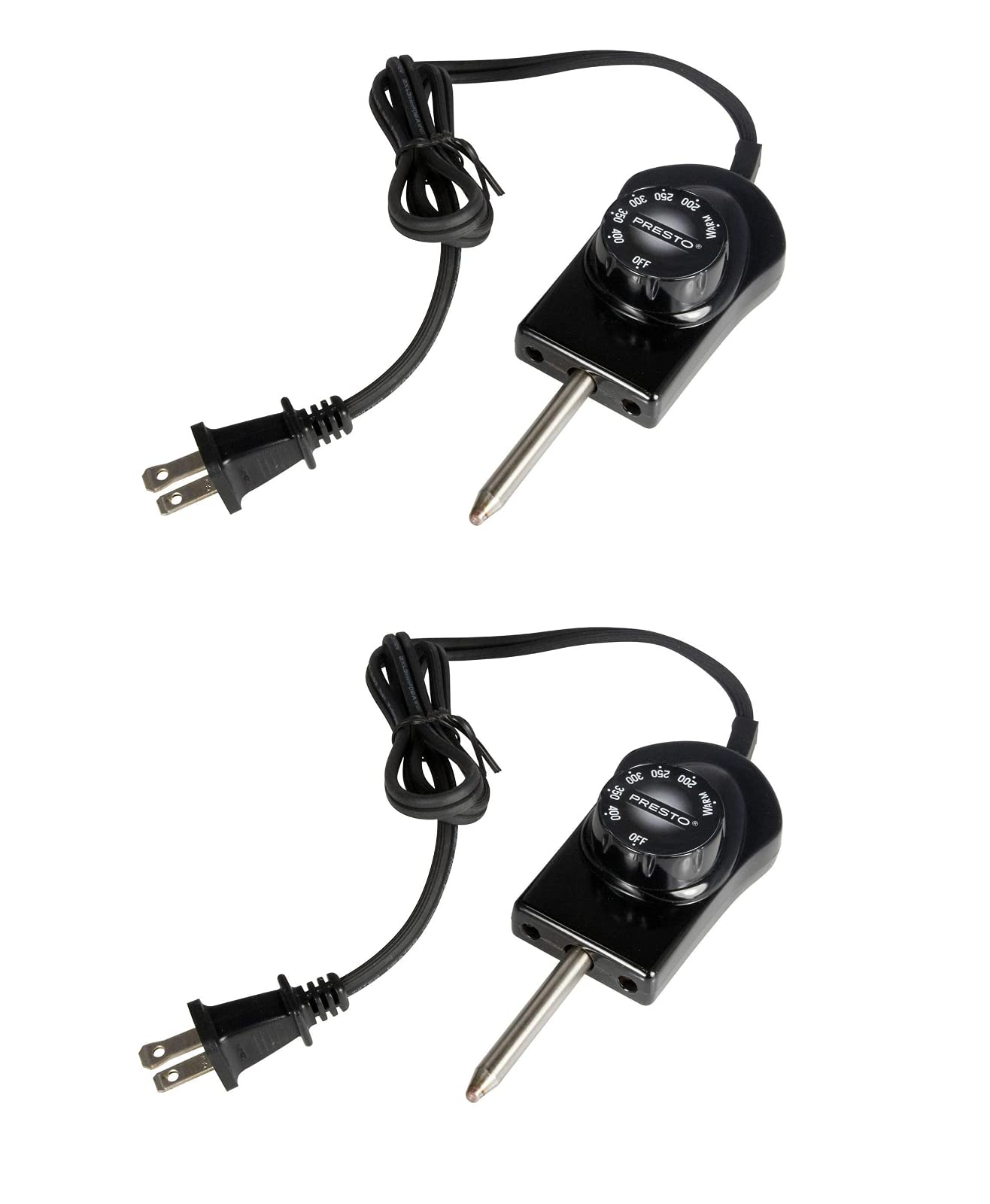 Presto 06900 Electric Griddle Replacement Heat Controls - 2 Pack for Precise Temperature Adjustment | Perfect for Pancakes, Burgers & Breakfast Cooking