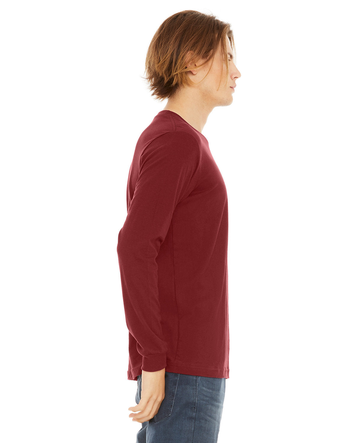 Bella + Canvas 3501 Unisex Jersey Long Sleeve T-Shirt | Soft Cotton Crewneck Tee for Men & Women | Perfect for Casual Wear, Layering & Everyday Comfort