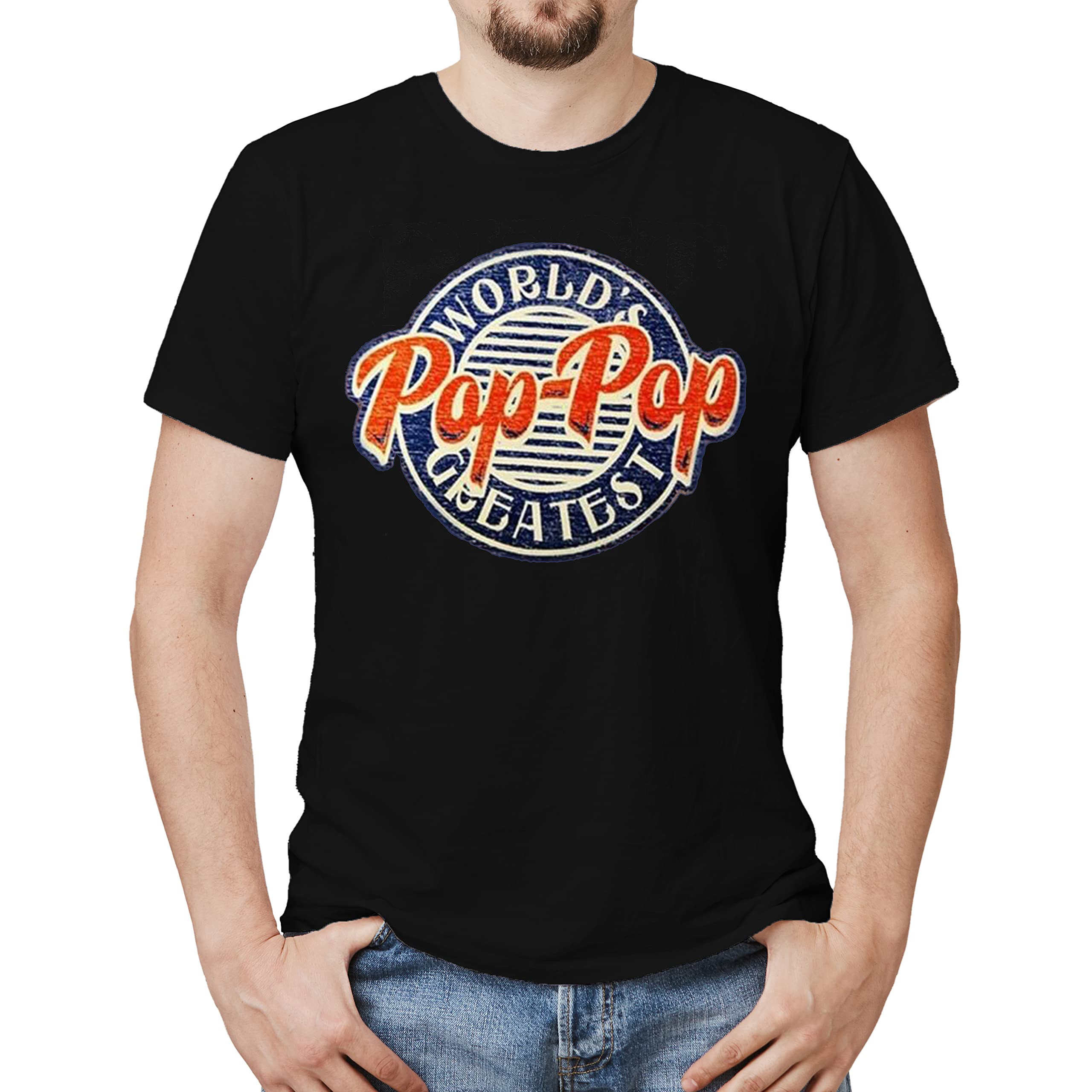 Fresh Tees® World's Greatest Pop-Pop Father's Day T-Shirt - Funny Gift for Husband, Dad & Grandpa - Perfect for Birthday, Anniversary & Family Gatherings