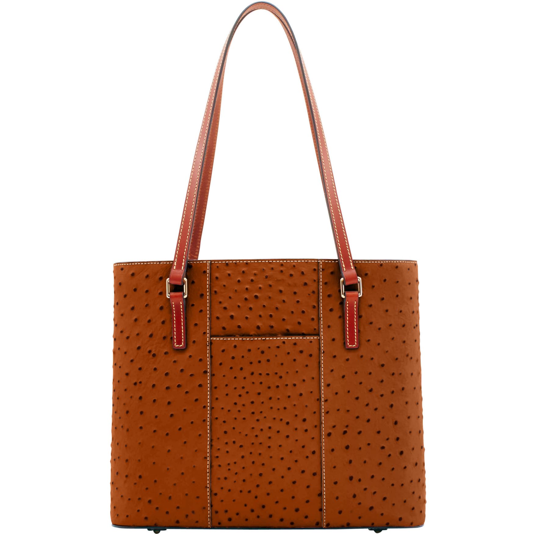 Dooney & Bourke Lexington Tote Bag - Genuine Ostrich Embossed Leather Handbag in Tan for Women | Perfect for Work, Travel & Everyday Use