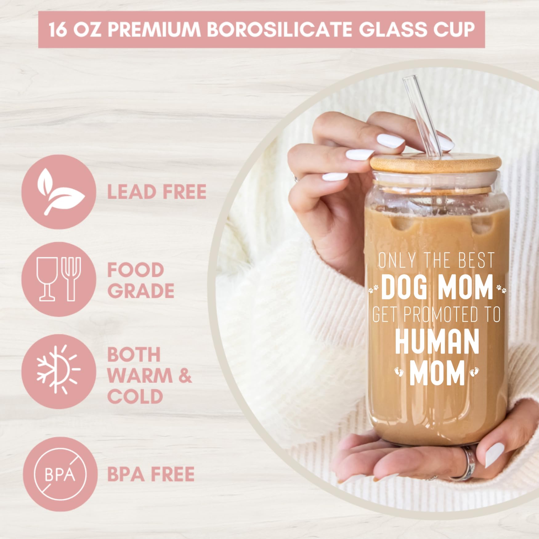 Funny Pregnancy Gift for Expecting Moms - 16Oz Coffee Tumbler with Lid - Perfect New Mom Gift for Wife, Friend or Sister - Great for Maternity Wards, Baby Showers & Mother's Day