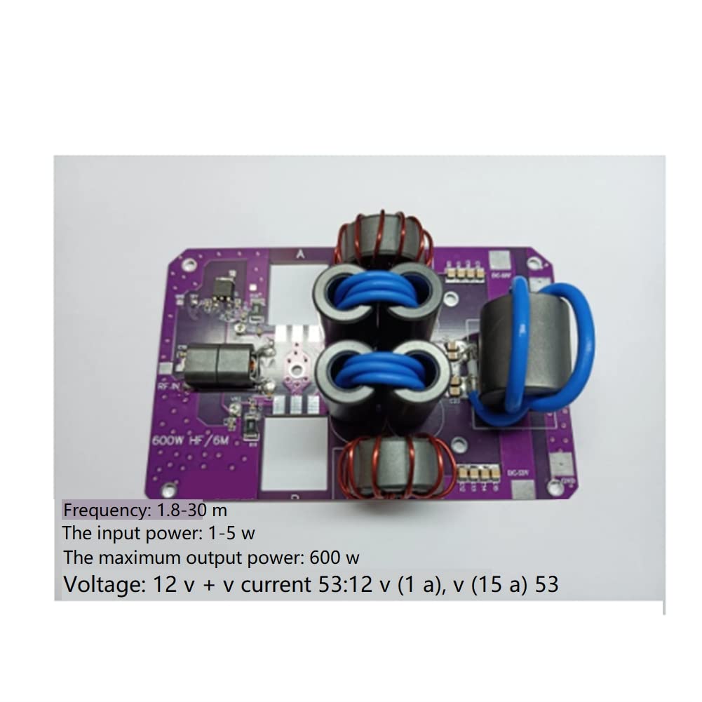 HF600W High Power Short Wave Amplifier Board - Professional Radio Amplifier for Ham Radio, SW Broadcasting & Emergency Communication