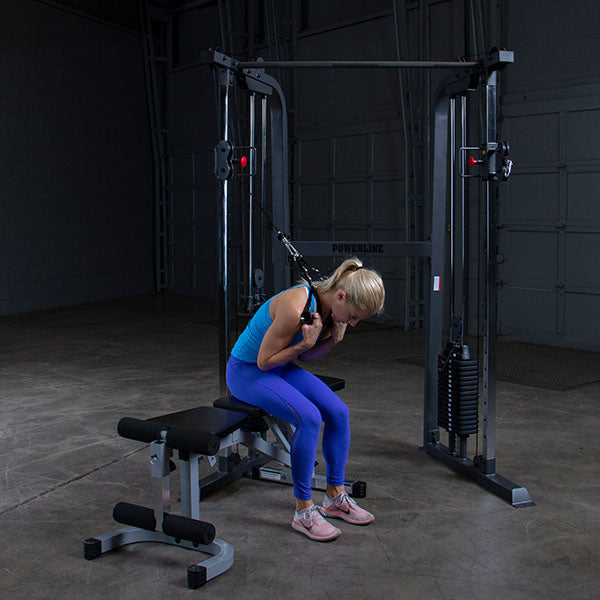 PFT100 Powerline Functional Trainer - Home Gym Strength Training Equipment for Full Body Workouts - Perfect for Small Spaces & Home Fitness