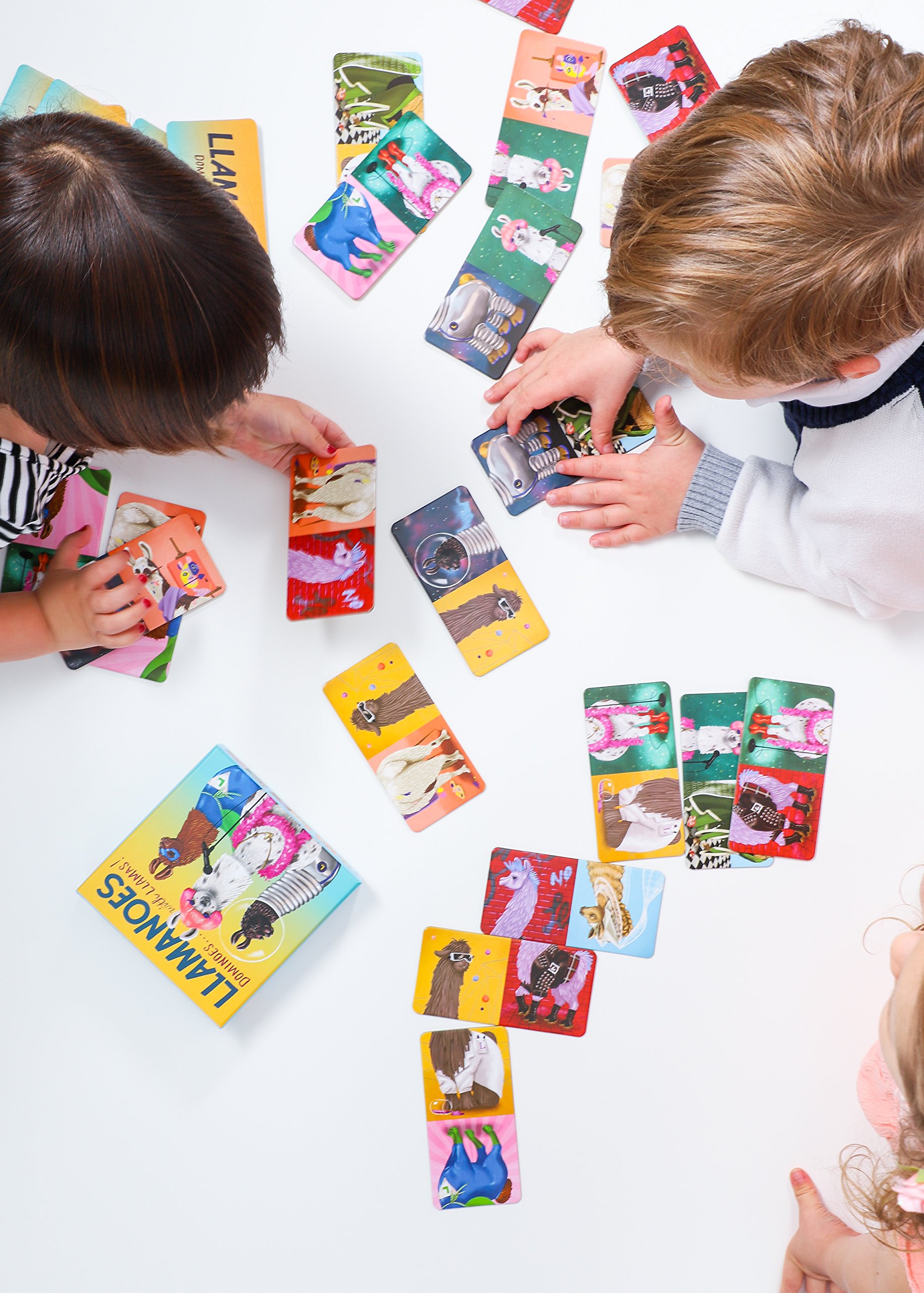 Fun & Educational Llamanoes Board Game for Kids - Dominoes Style Llama Themed Family Game - Perfect for Family Game Nights, Classroom Activities & Birthday Parties