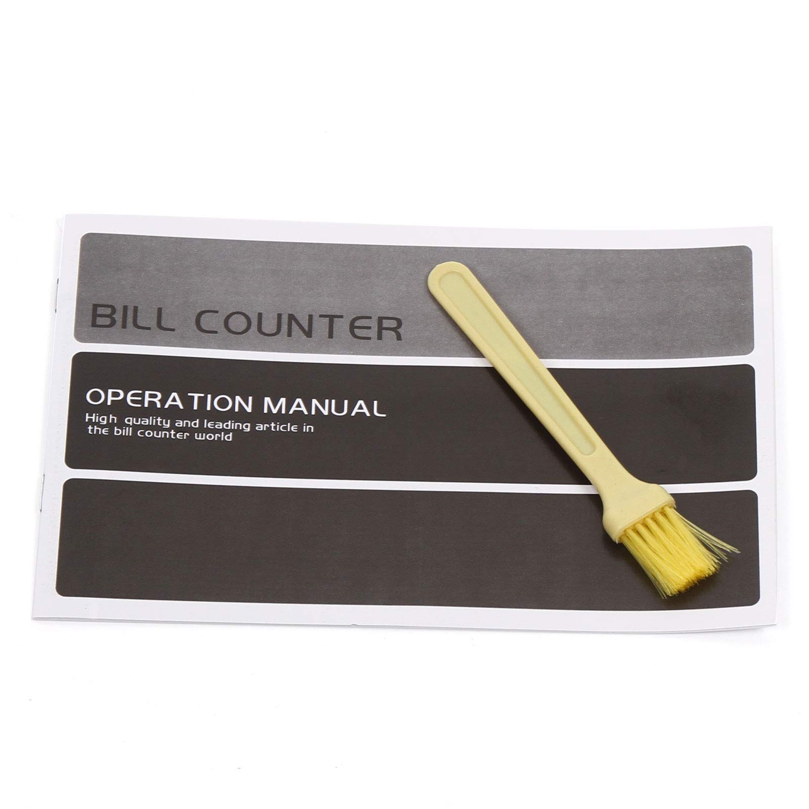 High-Speed Money Counter Machine with Counterfeit Detection - 110V, 100 Bill Capacity (0-9999 Count) for USD, EUR, GBP - LED Display Cash Counter for Banks, Retail Stores & Small Businesses