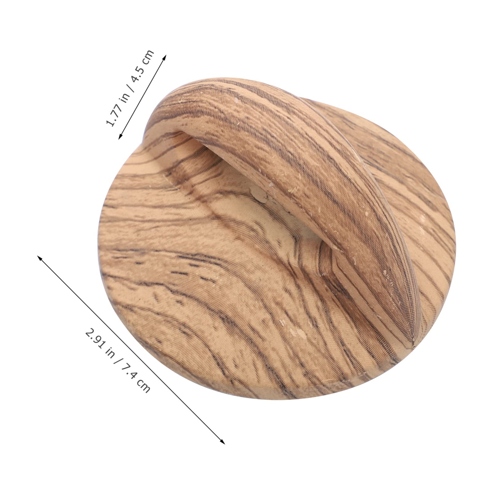 2-Pack Universal Wooden Pot Lid Knobs - Heat-Resistant Cookware Lid Handles for Stovetop & Oven - Easy Replacement Knobs for Kitchen Pots & Pans (Wood Color) - Perfect for Cooking, Baking & Everyday Kitchen Use