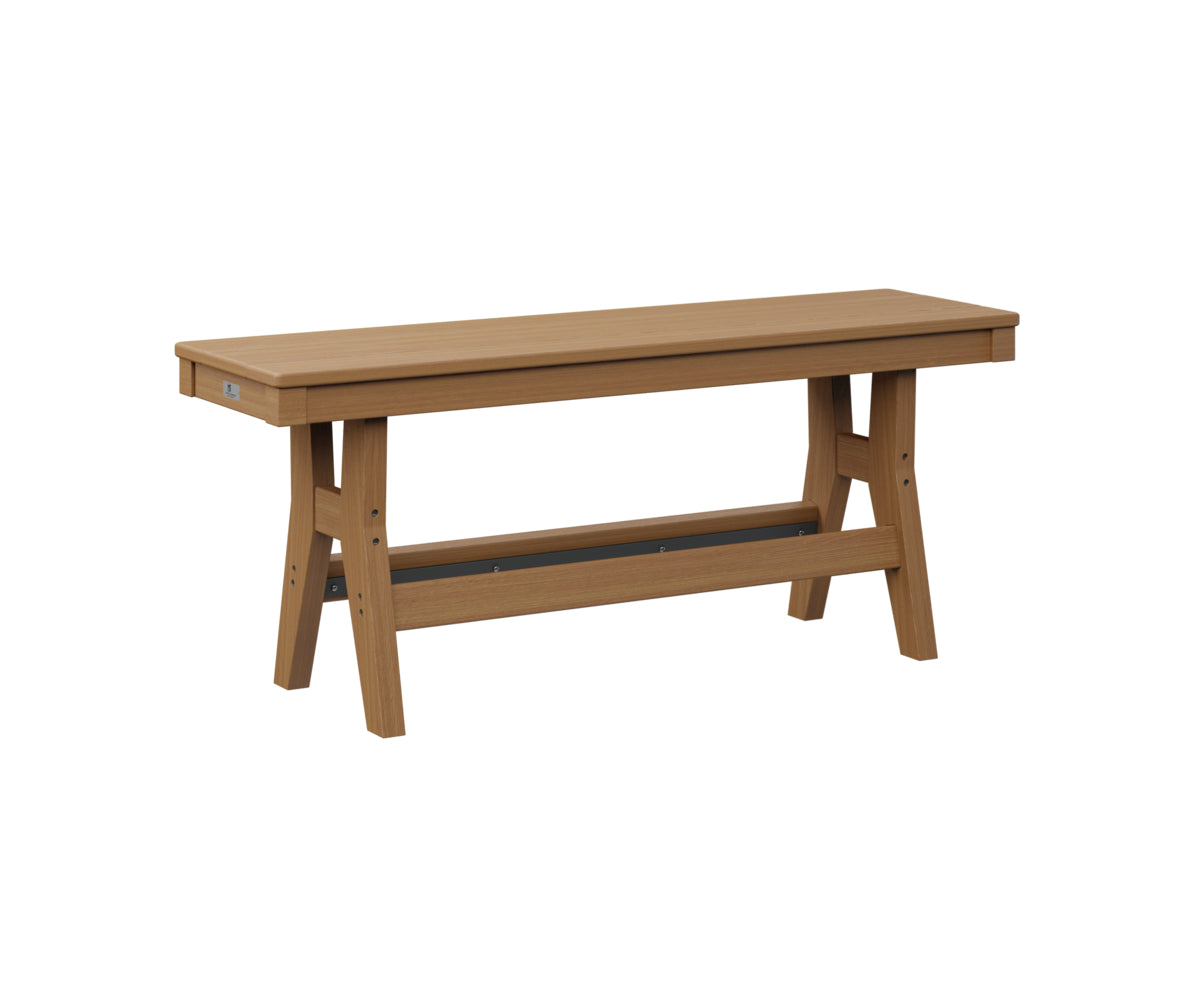 Berlin Gardens Harbor 44 Dining Bench - Outdoor Patio Furniture, Weather-Resistant Wooden Dining Bench for Garden, Deck, Backyard - Perfect for Entertaining and Relaxing