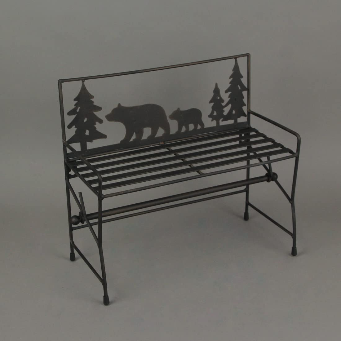 Stainless Steel Bear-Shaped Wall Mounted Paper Towel Holder - Rustic Kitchen & Cabin Decor for Towels, Napkins & Utensils - Perfect for Farmhouse, Cabin, or Country Style Homes