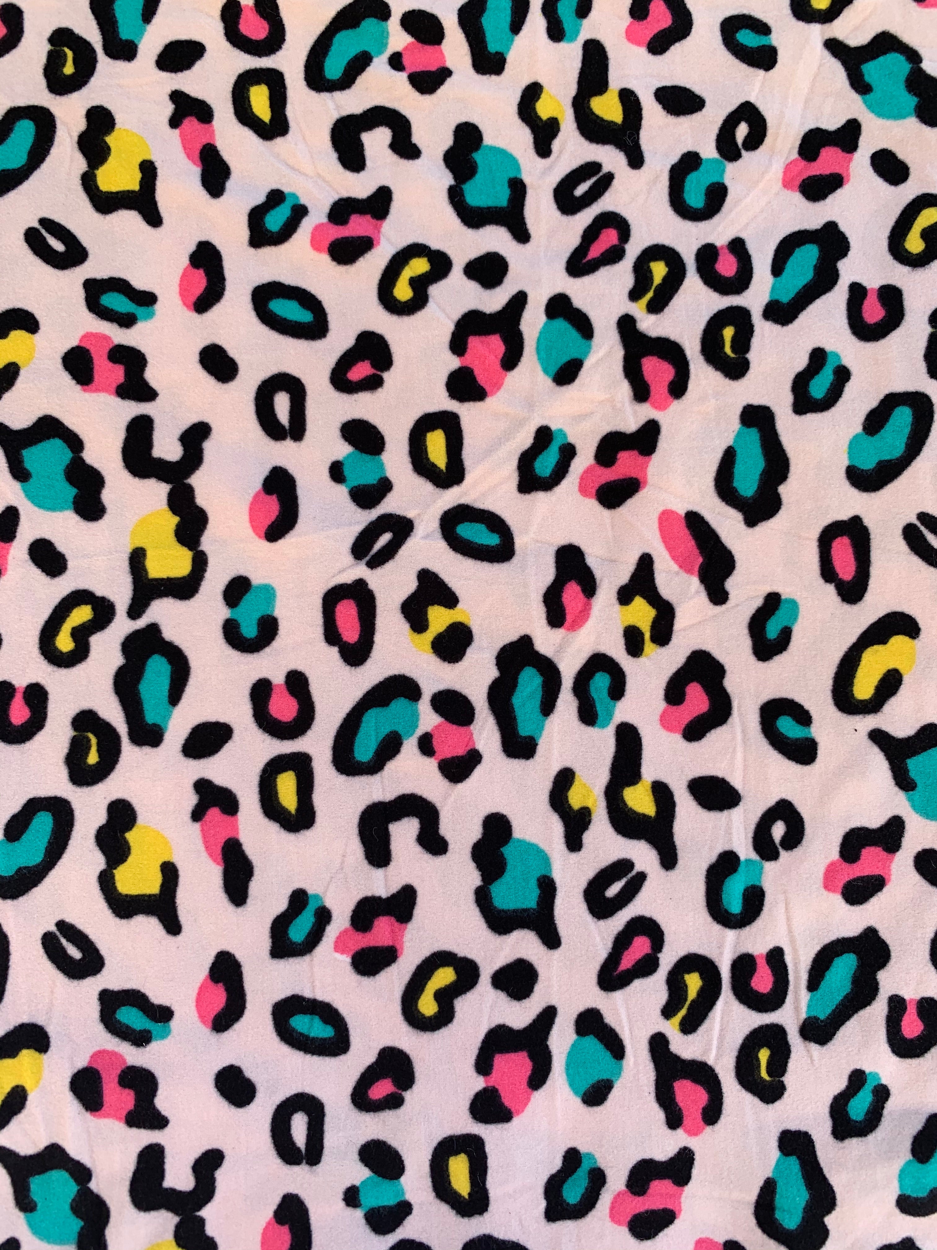 Pastel Panther Print Face Mask - Soft & Breathable for Daily Wear, Parties, and Cosplay - Comfortable Fabric with Adjustable Ear Loops