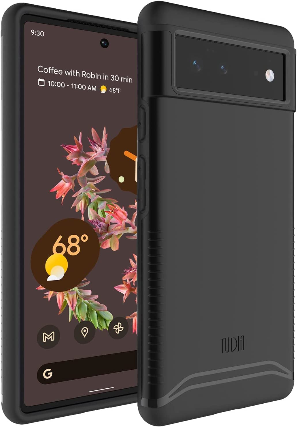 TUDIA DualShield Protective Case for Google Pixel 6 - Shockproof & Scratch Resistant Cover in Hunter Green | Perfect for Outdoor Activities & Daily Use