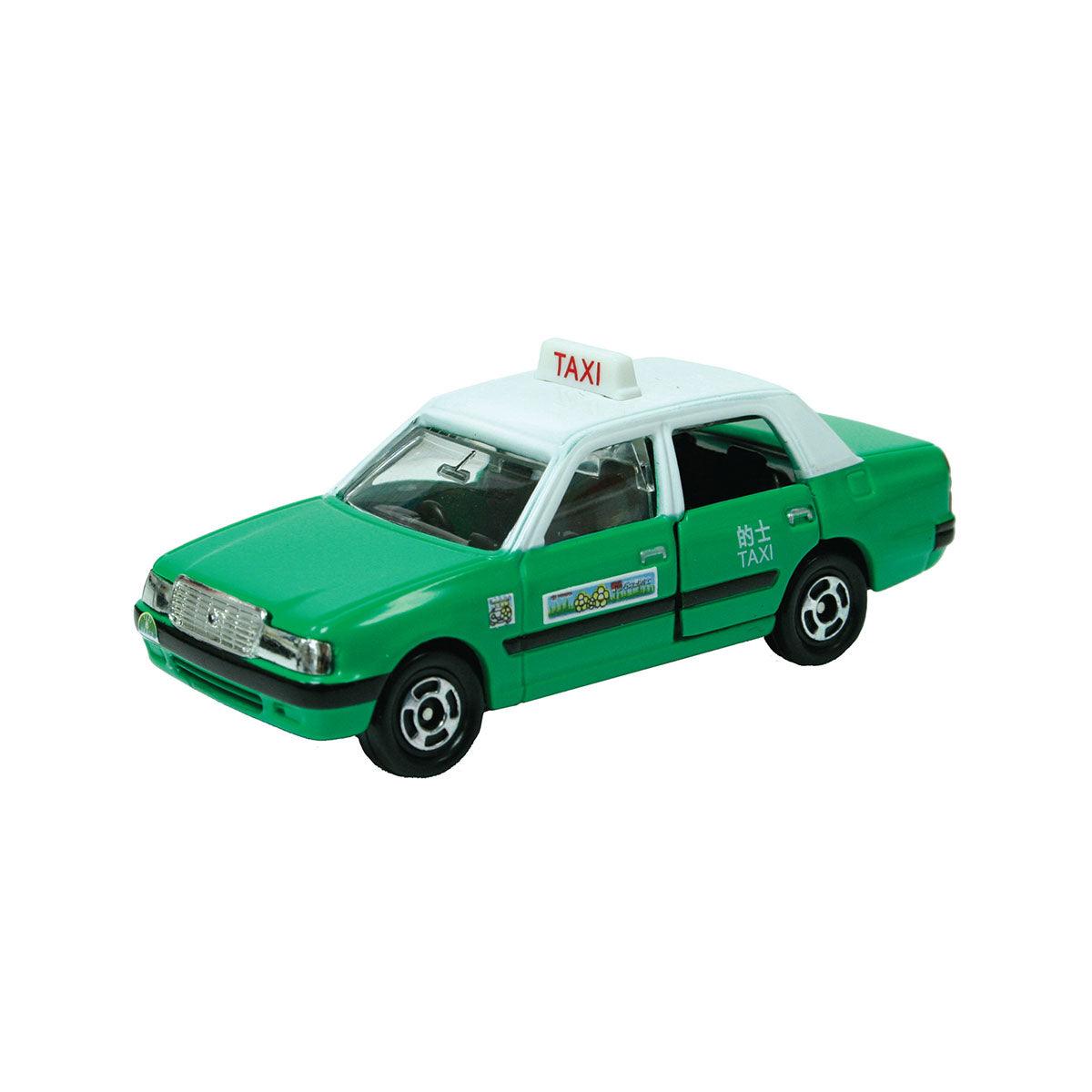 TOMICA TMDC Hong Kong Taxi Toy Car - 1:64 Scale Diecast Model, Green - Collectible Miniature Vehicle for Kids & Adults - Perfect for Display, Gifts, and Play Scenes