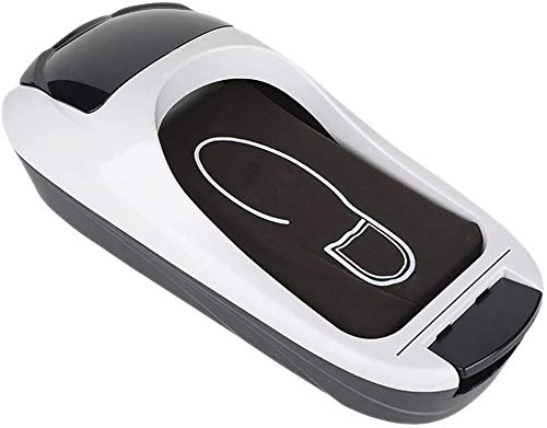 Automatic Shoe Cover Dispenser Machine - Portable & Reusable Shoe Cover Maker for Home, Office & Shop - Includes 1000 Disposable Shoe Covers - Perfect for Medical Facilities, Clean Rooms & Home Protection