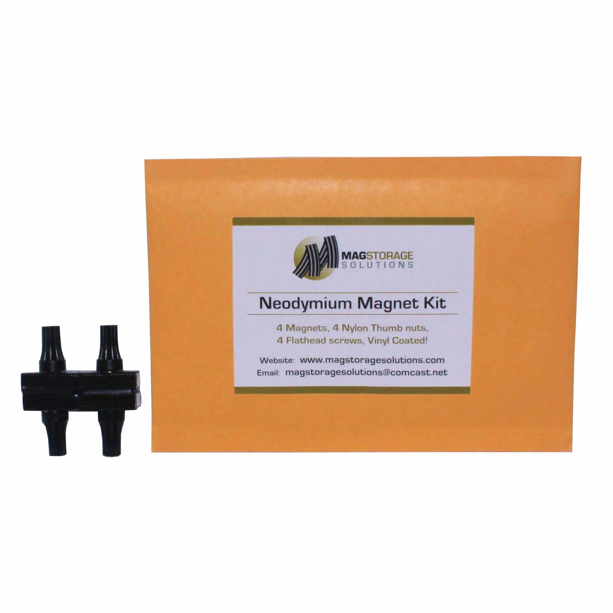 Mag Storage Solutions Magnet Kit for Magstore Magazine Storage Racks - Secure & Organize Magazines, Books & Office Supplies - Perfect for Home, Office & Retail Display