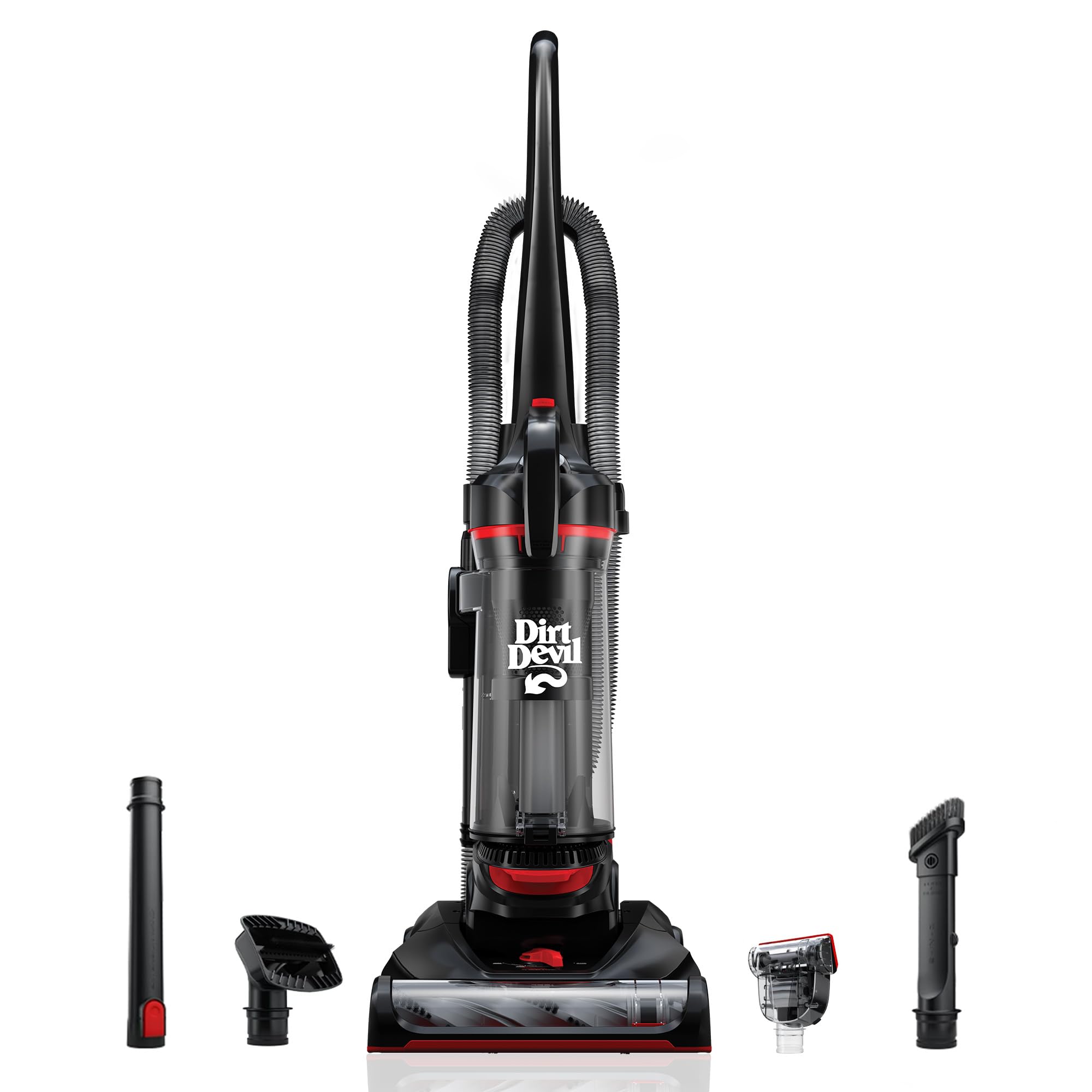 Dirt Devil Bagless Upright Vacuum for Carpets & Hard Floors - Pet Hair Tool Kit Included | Powerful Lightweight Corded Cleaner for Home & Pets