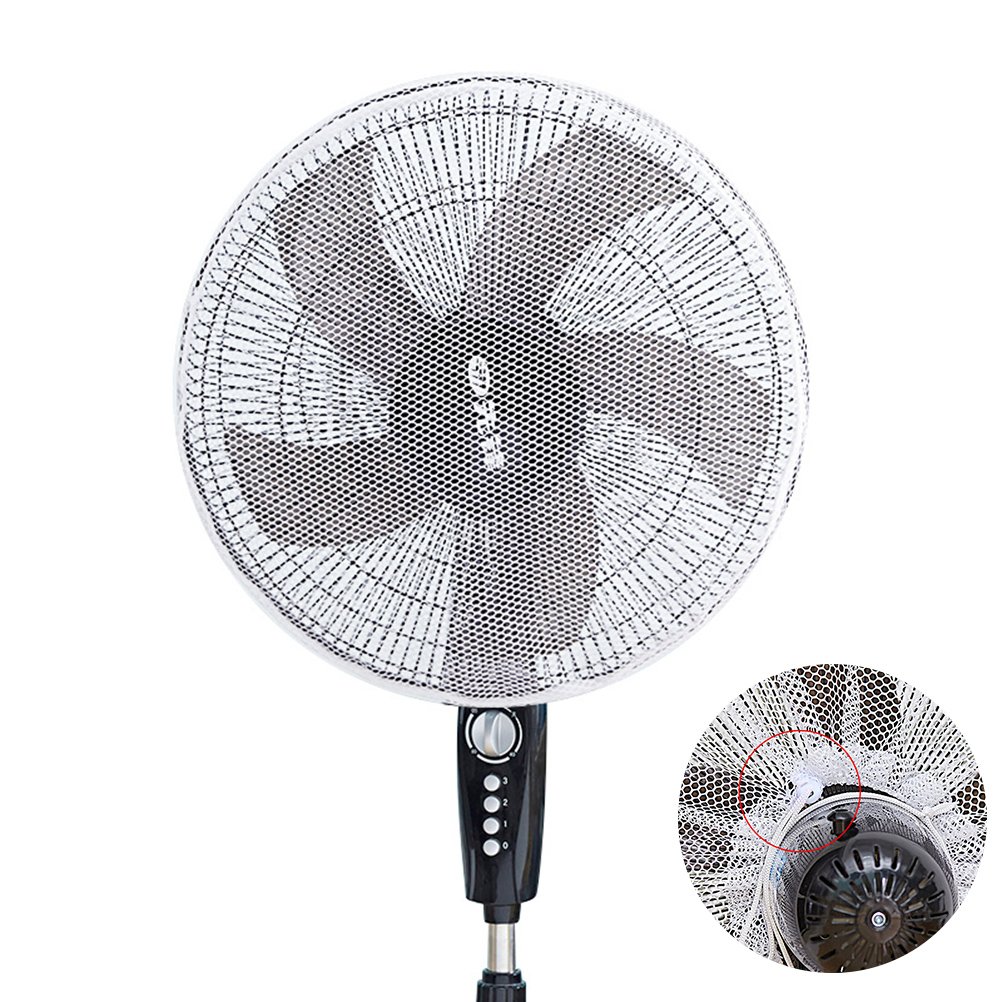 Family Fan Cover - Kid Finger Protector & Safety Fan Guard Net - Washable Summer Fan Cover for Baby Proofing & Home Safety - Perfect for Nursery, Bedroom, and Playroom