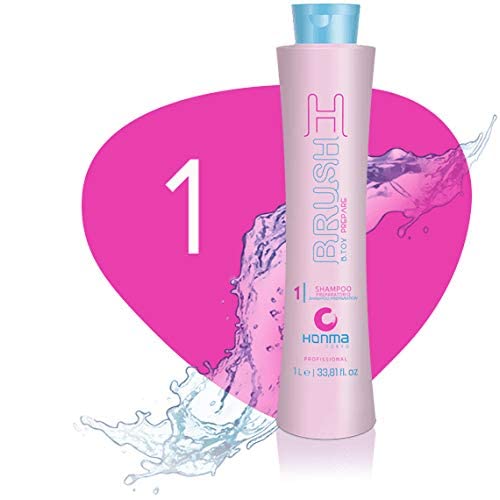 Brazilian Keratin Hair Treatment Brush - H-Brush Btox Honma Tokyo 2L | Professional Straightening & Smoothing System | 100% Straight Hair with Volume Control | Includes $30 Free Gifts | Perfect for Salon-Quality Hair at Home or Professional Styling