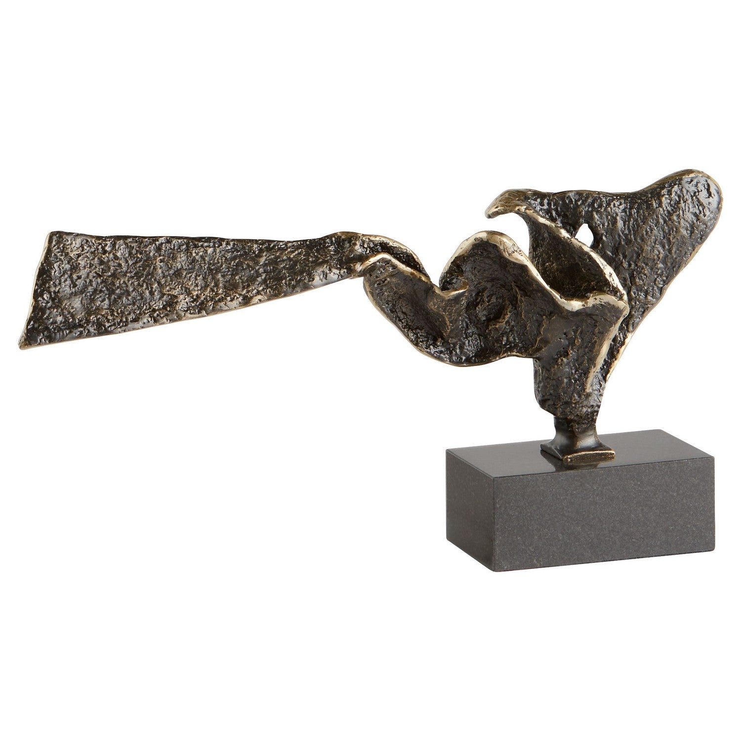 Cyan Design 11439 Squall Sculpture - Bronze & Black Finish | Modern Home Decor, Office Accent, Gift Idea for Art Lovers