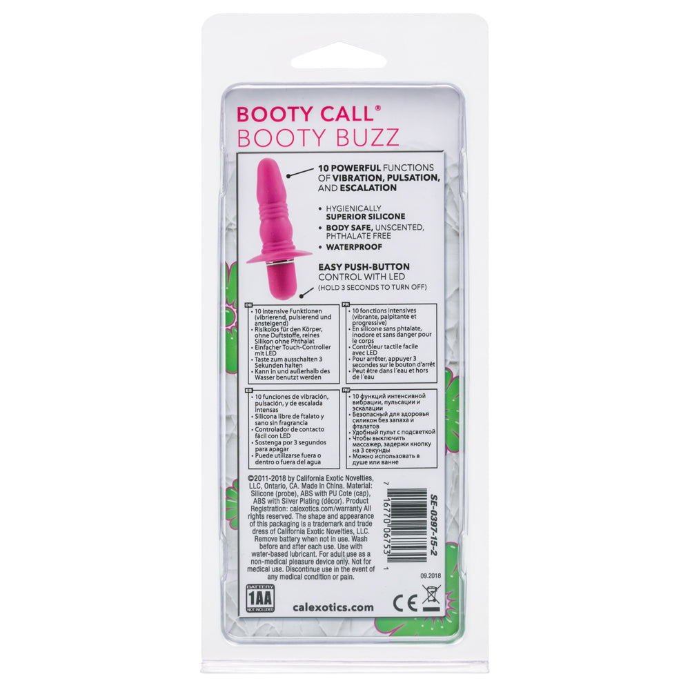 Ribbed Vibrating Anal Plug - Booty Call Booty Buzz for Enhanced Pleasure - Perfect for Couples Play & Solo Exploration