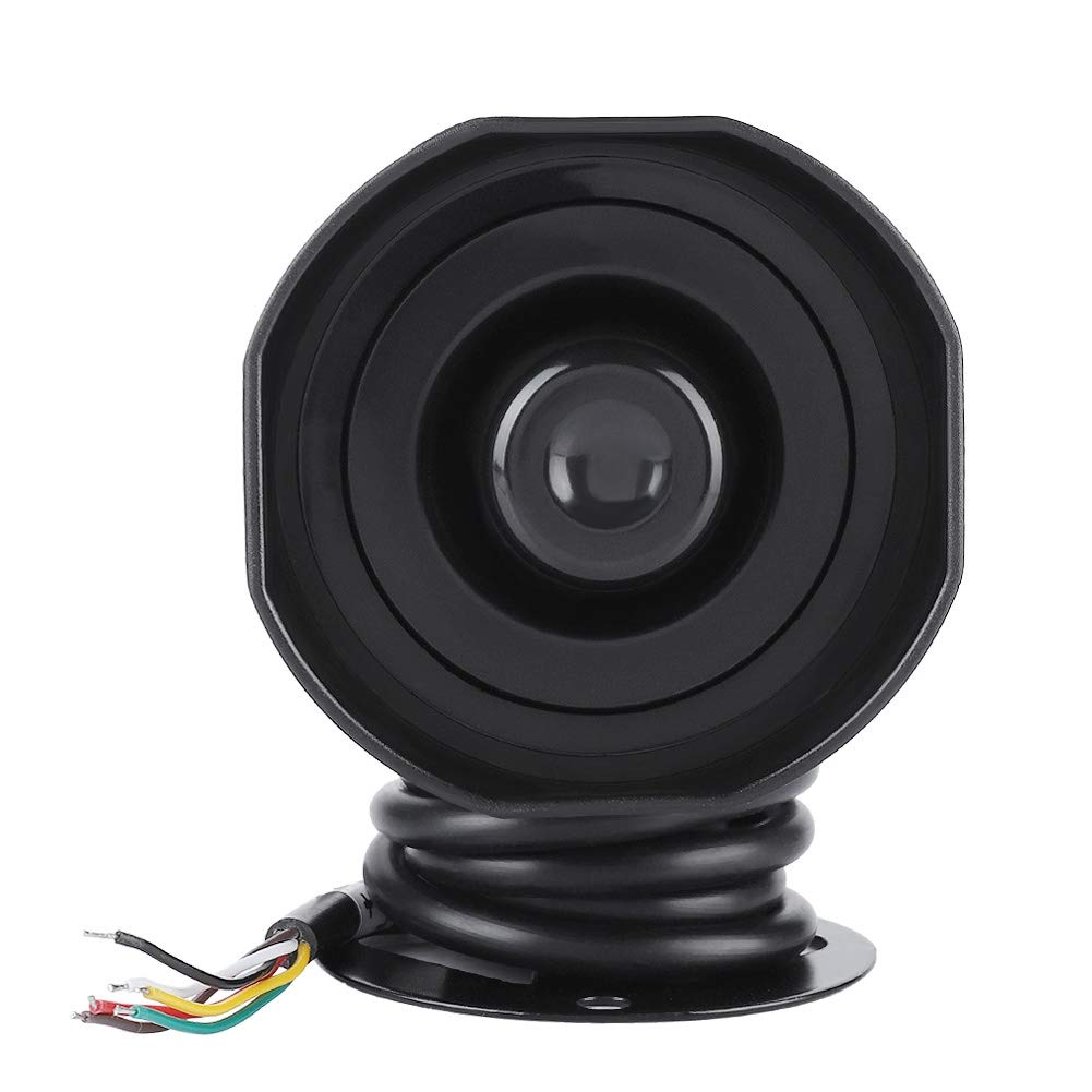 IP65 Waterproof Electric Horn Speaker with MP3 Playback & SD Card Slot - Loud Truck Alarm Siren, Warehouse Safety Alert System for Industrial Use & Emergency Notifications