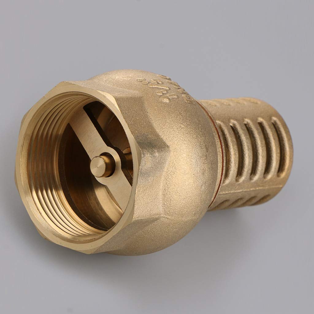 High-Quality Brass Foot Valve DN32 - Easy Installation, Durable Metal Bottom Valve for Water Pumps, Wells & Irrigation Systems