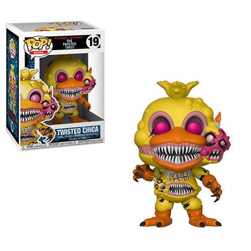 Five Nights at Freddy's Twisted Chica Pop! Vinyl Figure - The Twisted Ones Collectible Toy [19] - Perfect for FNAF Fans, Gaming Room Decor & Horror Collection Displays