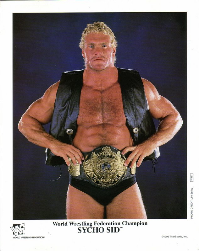 1996 WWF Champion Sycho Sid P387 Color Wrestling Action Figure - Collectible Memorabilia for WWE Fans & Wrestling Enthusiasts