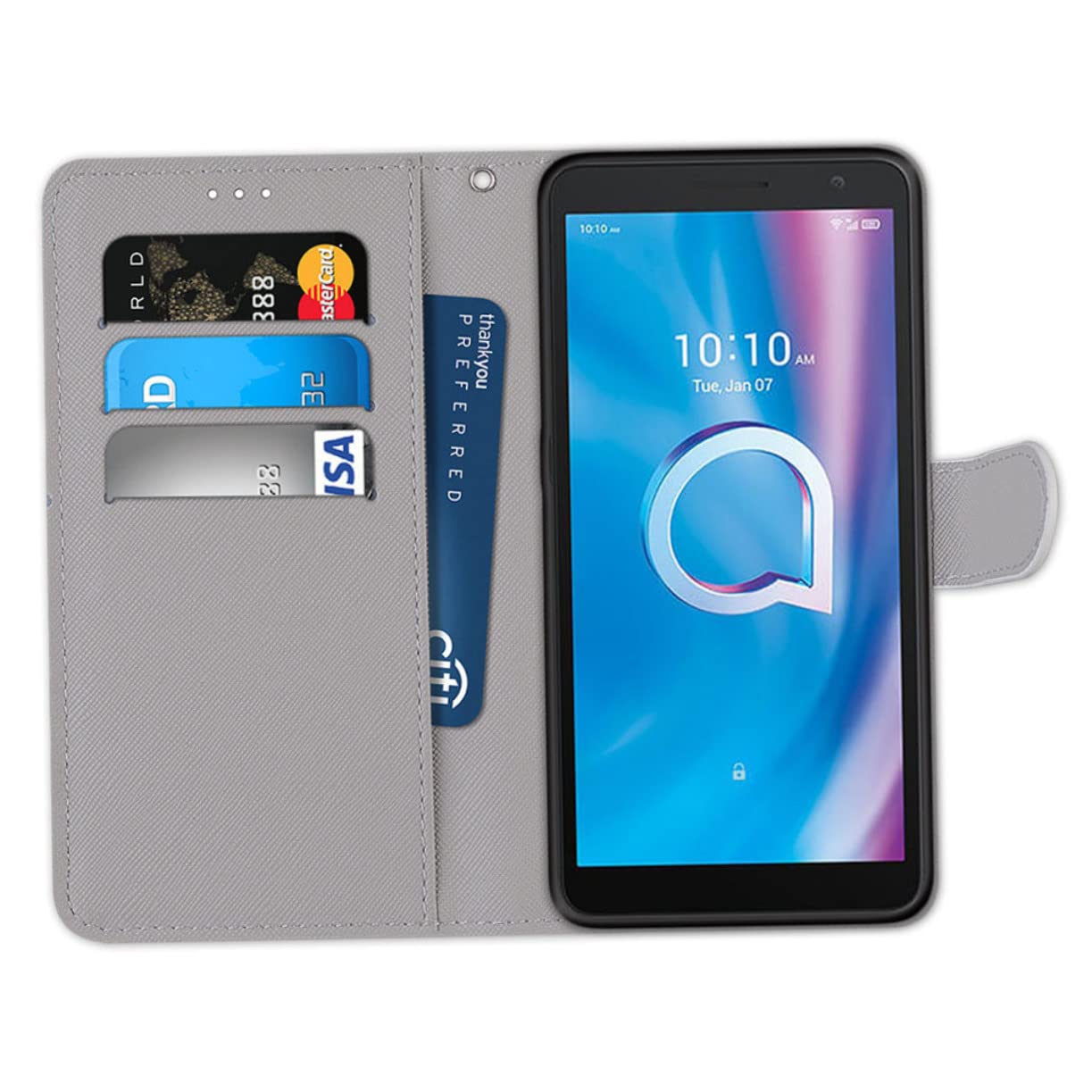 Homoyoyo Painted Wallet Phone Case - Stylish Protective Cover for Smartphones, Durable Mobile Phone Accessories, Perfect for Everyday Use and Travel