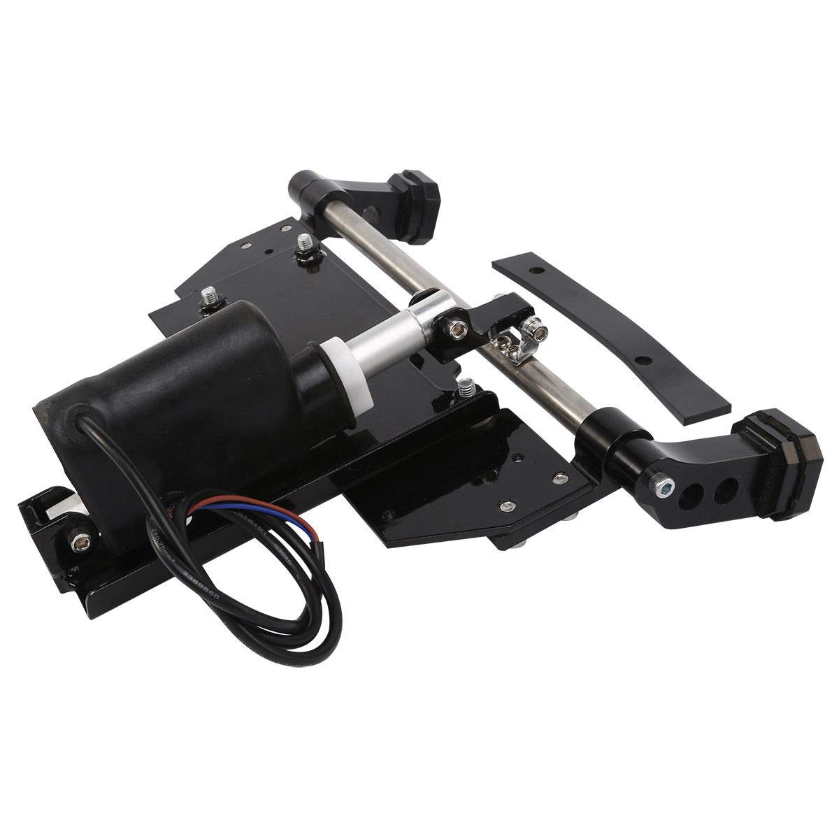 XFMT Rear Shock Absorber Suspension with Electric Center Stand - Air Ride Suspension for Motorcycles & Scooters - Perfect for Smooth Rides & Enhanced Stability on Rough Roads